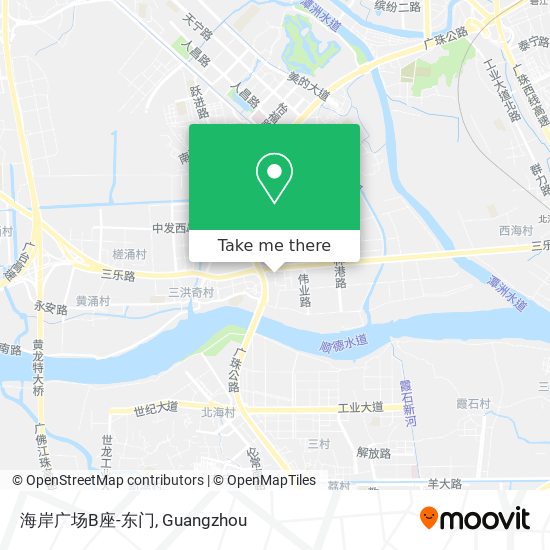 海岸广场B座-东门 map