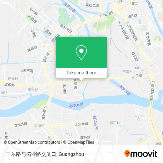 三乐路与拓业路交叉口 map