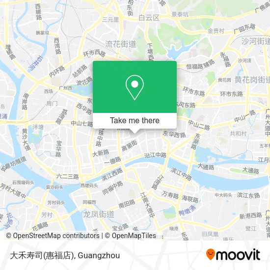 大禾寿司(惠福店) map
