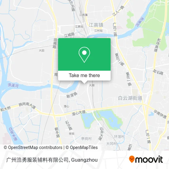 广州浩勇服装辅料有限公司 map