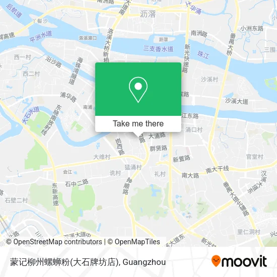 蒙记柳州螺蛳粉(大石牌坊店) map