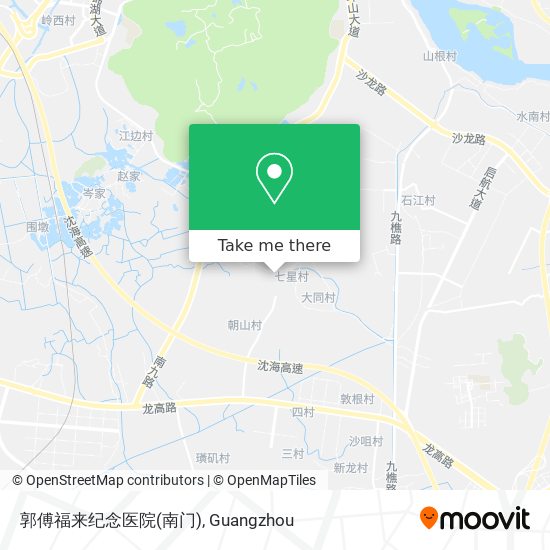 郭傅福来纪念医院(南门) map