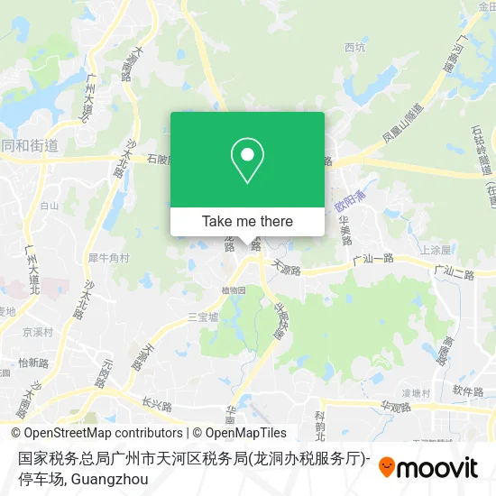 国家税务总局广州市天河区税务局(龙洞办税服务厅)-停车场 map