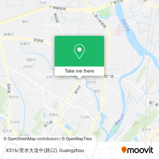 X516/里水大道中(路口) map