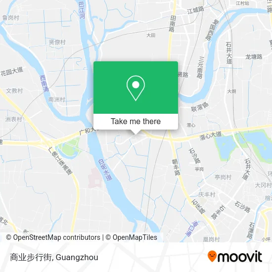 商业步行街 map