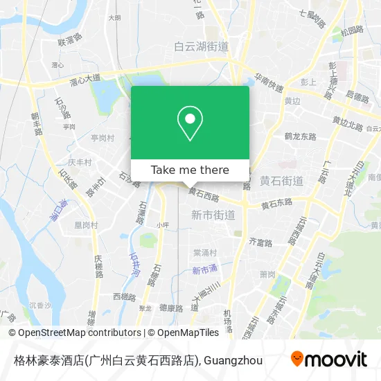 格林豪泰酒店(广州白云黄石西路店) map