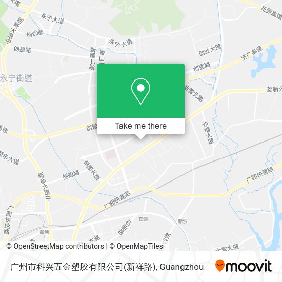 广州市科兴五金塑胶有限公司(新祥路) map