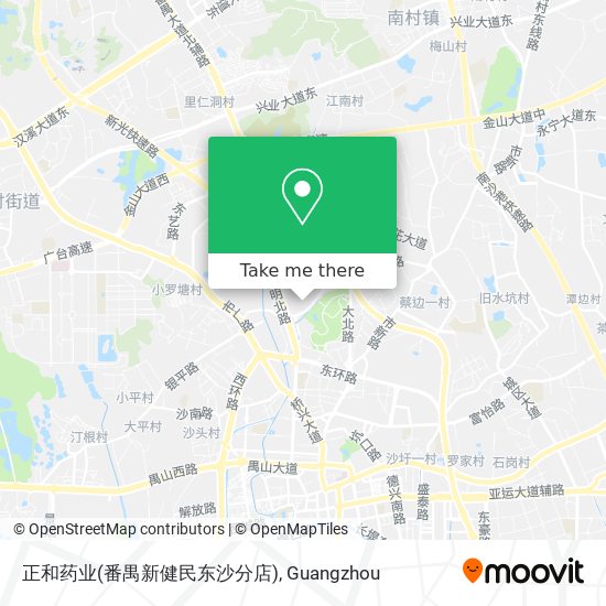 正和药业(番禺新健民东沙分店) map