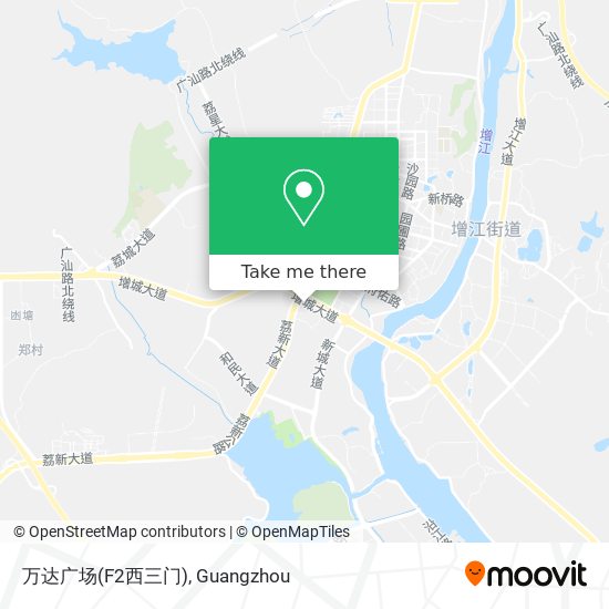 万达广场(F2西三门) map