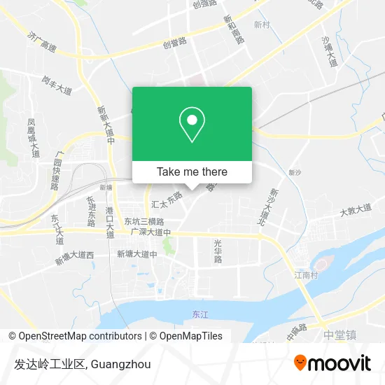 发达岭工业区 map