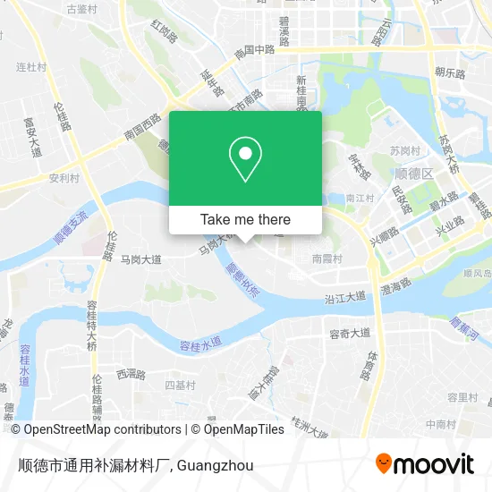 顺德市通用补漏材料厂 map