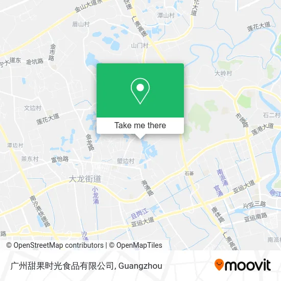 广州甜果时光食品有限公司 map