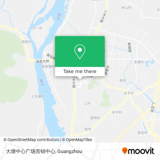 大塘中心广场营销中心 map