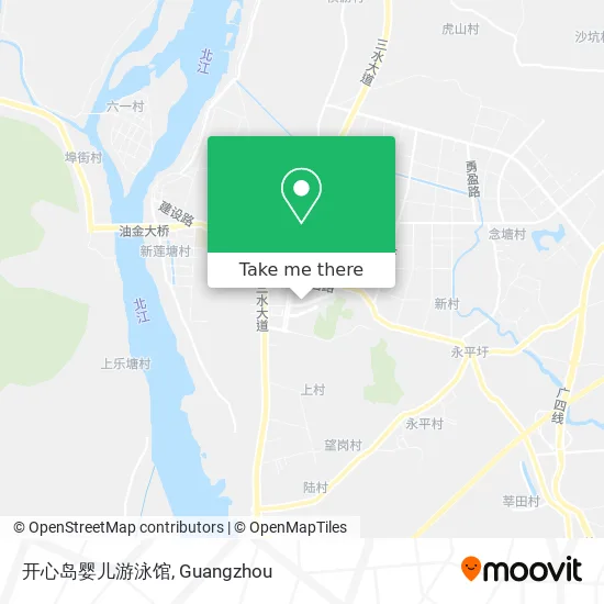 开心岛婴儿游泳馆 map