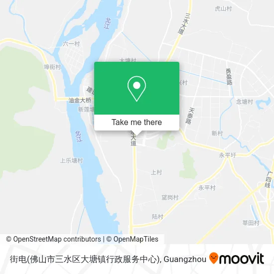 街电(佛山市三水区大塘镇行政服务中心) map