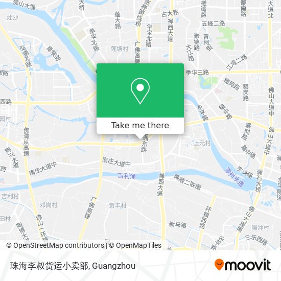 珠海李叔货运小卖部 map