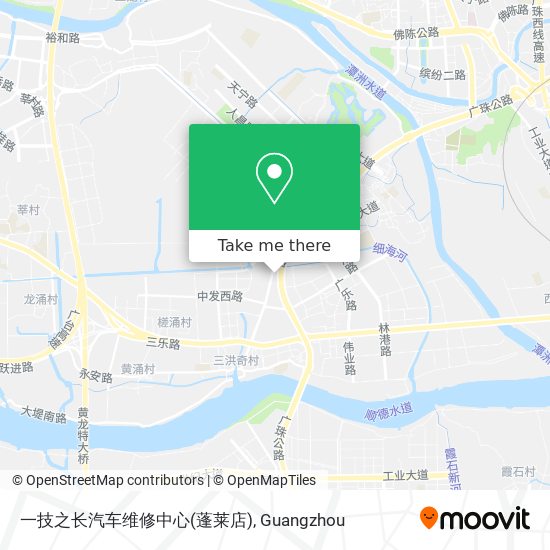 一技之长汽车维修中心(蓬莱店) map