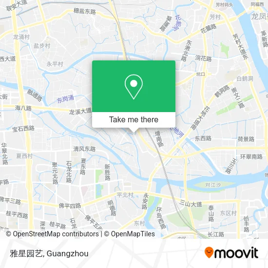 雅星园艺 map