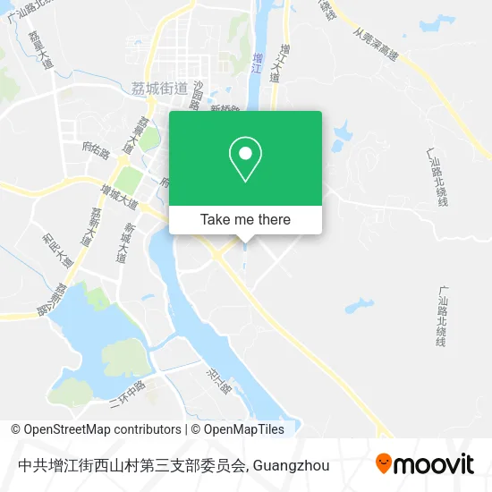 中共增江街西山村第三支部委员会 map