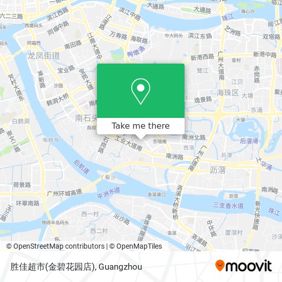 胜佳超市(金碧花园店) map