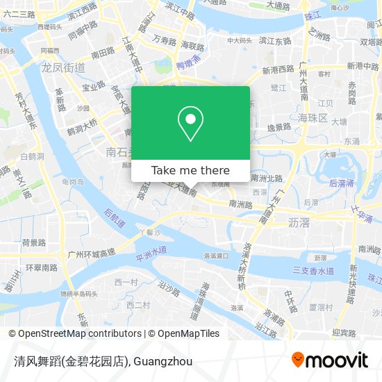 清风舞蹈(金碧花园店) map