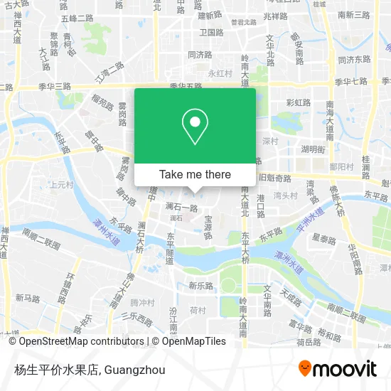 杨生平价水果店 map