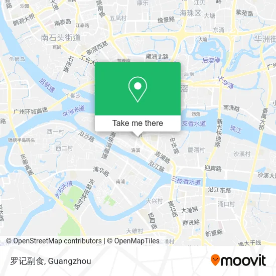 罗记副食 map
