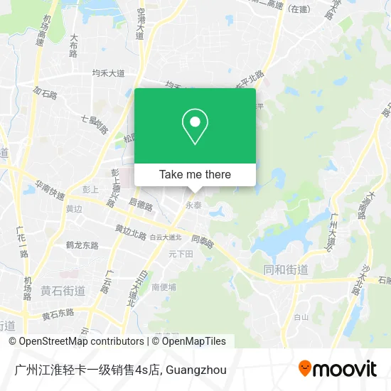 广州江淮轻卡一级销售4s店 map