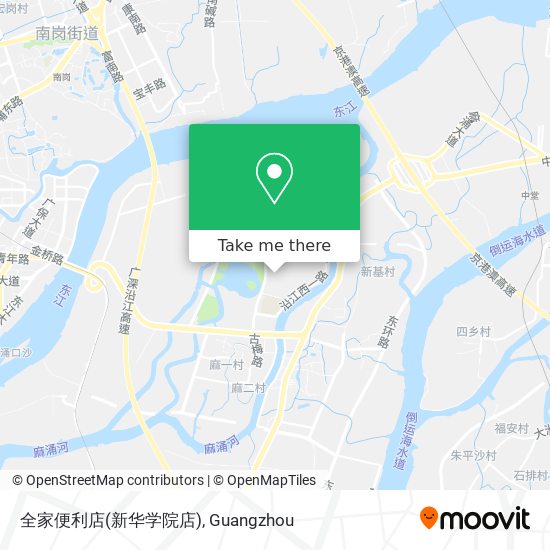 全家便利店(新华学院店) map