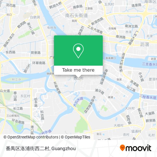 番禺区洛浦街西二村 map