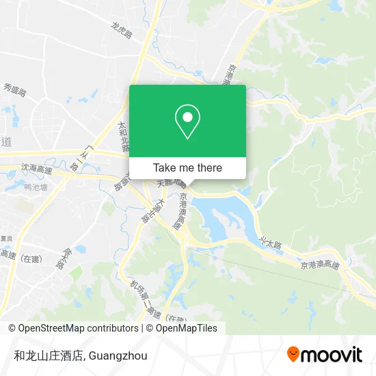 和龙山庄酒店 map