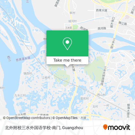 北外附校三水外国语学校-南门 map