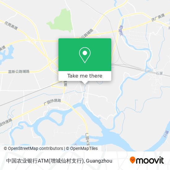 中国农业银行ATM(增城仙村支行) map