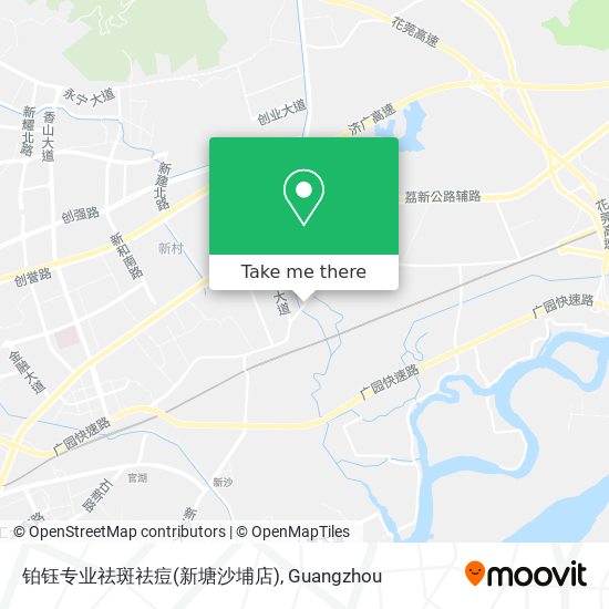 铂钰专业祛斑祛痘(新塘沙埔店) map