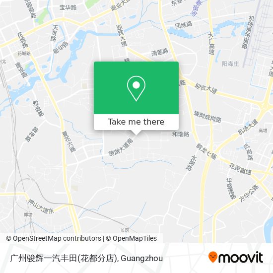 广州骏辉一汽丰田(花都分店) map