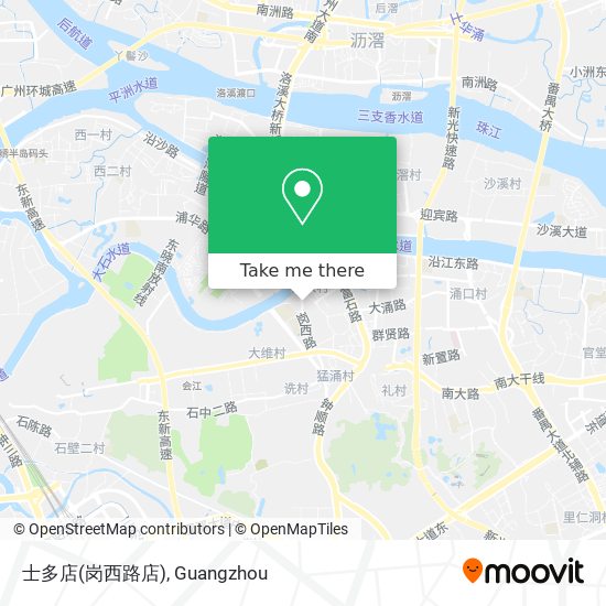 士多店(岗西路店) map