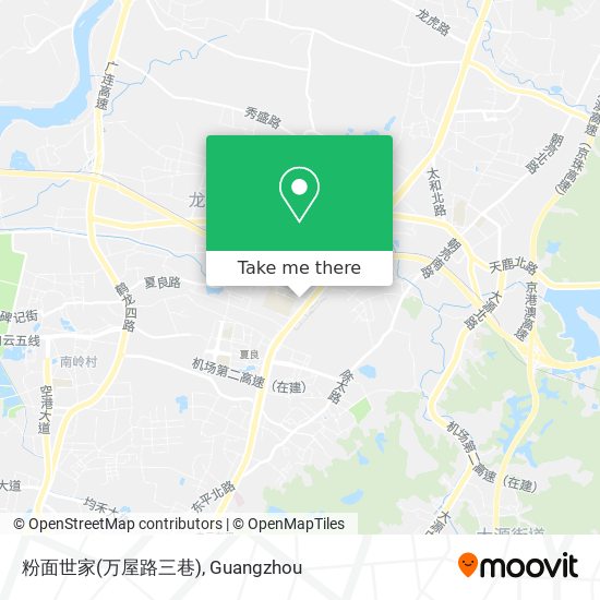 粉面世家(万屋路三巷) map