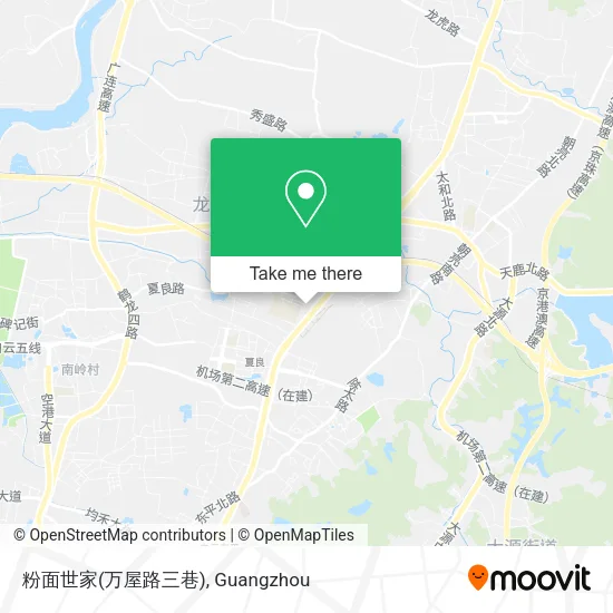 粉面世家(万屋路三巷) map