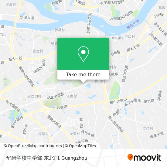 华碧学校中学部-东北门 map