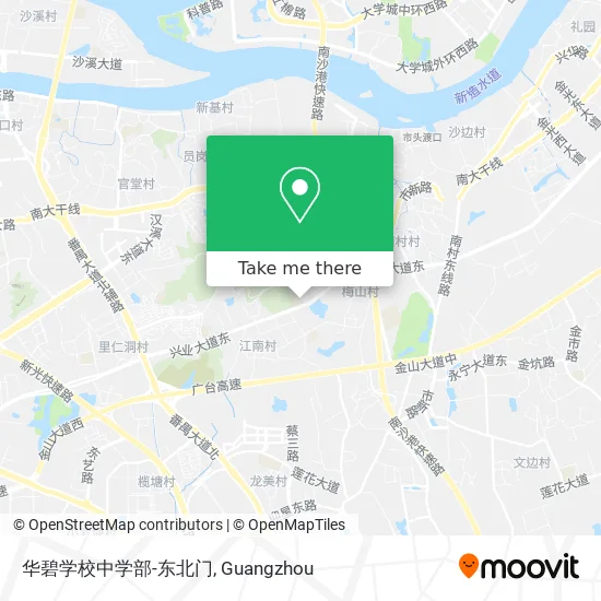 华碧学校中学部-东北门 map