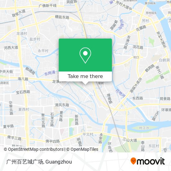 广州百艺城广场 map