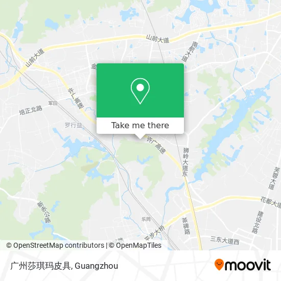 广州莎琪玛皮具 map