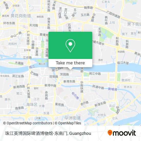 珠江英博国际啤酒博物馆-东南门 map