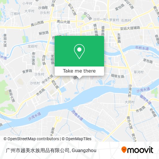 广州市越美水族用品有限公司 map