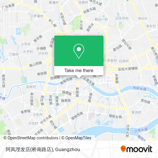 阿凤理发店(桥南路店) map