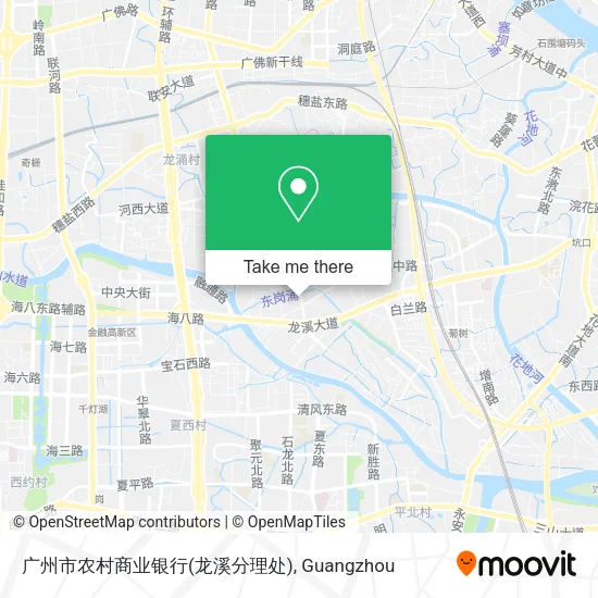 广州市农村商业银行(龙溪分理处) map