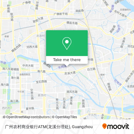 广州农村商业银行ATM(龙溪分理处) map
