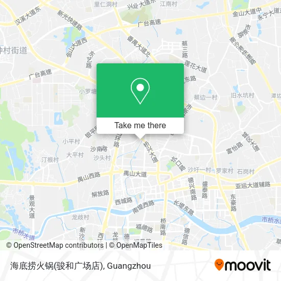 海底捞火锅(骏和广场店) map