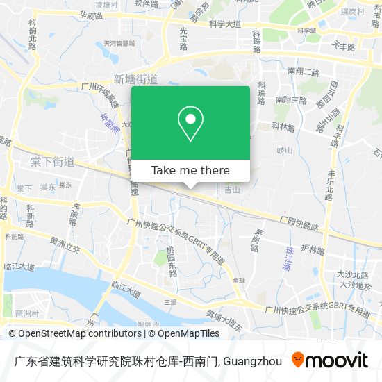 广东省建筑科学研究院珠村仓库-西南门 map
