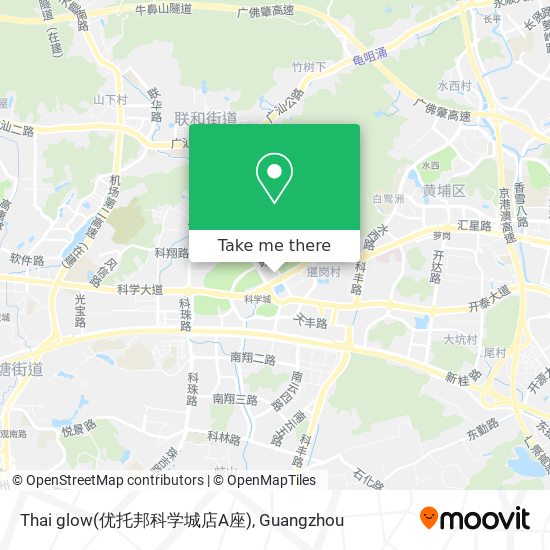 Thai glow(优托邦科学城店A座) map